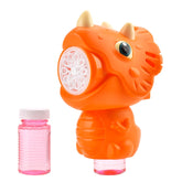 Triceratops Bubble Machine with Lights